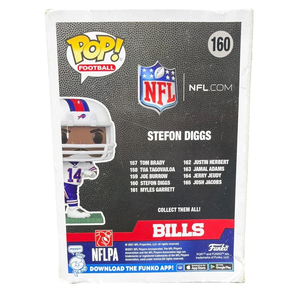 Funko Pop‎ Football Stefon Diggs Buffalo Bills 160 Vinyl Figure NFL